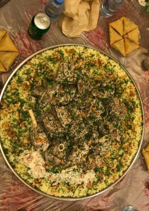 صورة لوصفة منسف ولا اشهى