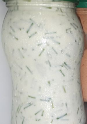 Una foto de Queso crema al ciboulette