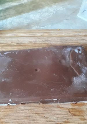 Una foto de Turrón de chocolate