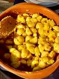 Kurkuma-Kartoffeln (Battata harra)