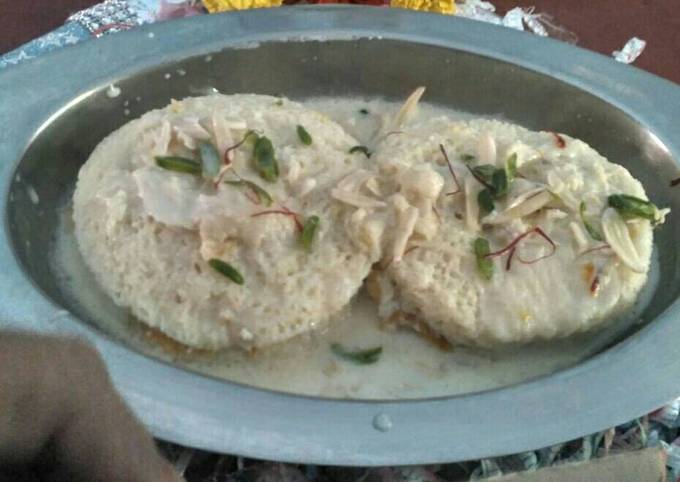 Poha rasmalai