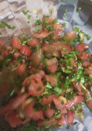 Una foto de Tomate con ají