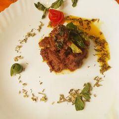 A picture of Mutton bhuna masala.