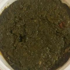 A picture of Sarso ka Saag.