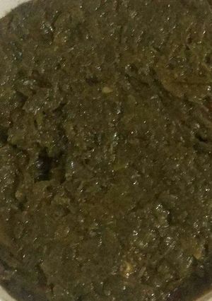 A picture of Sarso ka Saag.