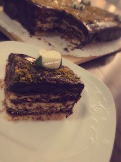 صورة لوصفة كيكة الطبقات