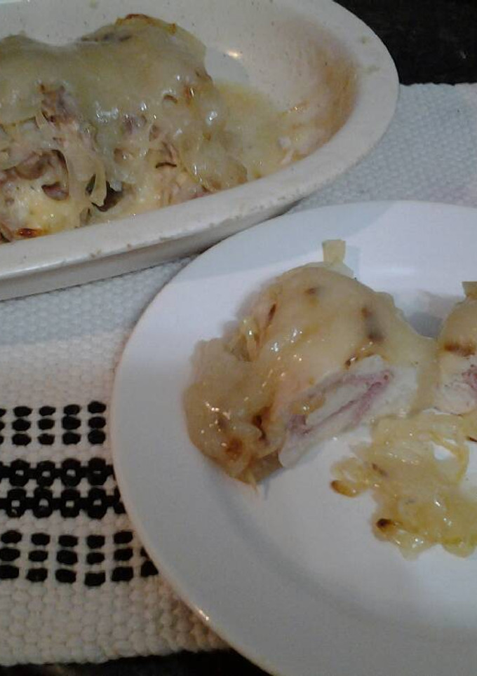 Una foto de Presitas de pollo relleno al horno