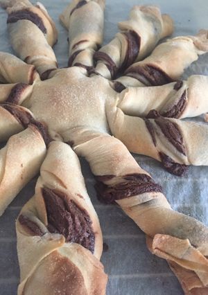 Φωτογραφία της συνταγής Brioche λουλούδι με γέμιση... "περί ορέξεως..." 😋