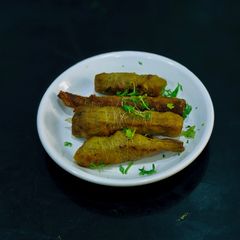 A picture of Stuffed Bitter Gourd Sindhi Style.