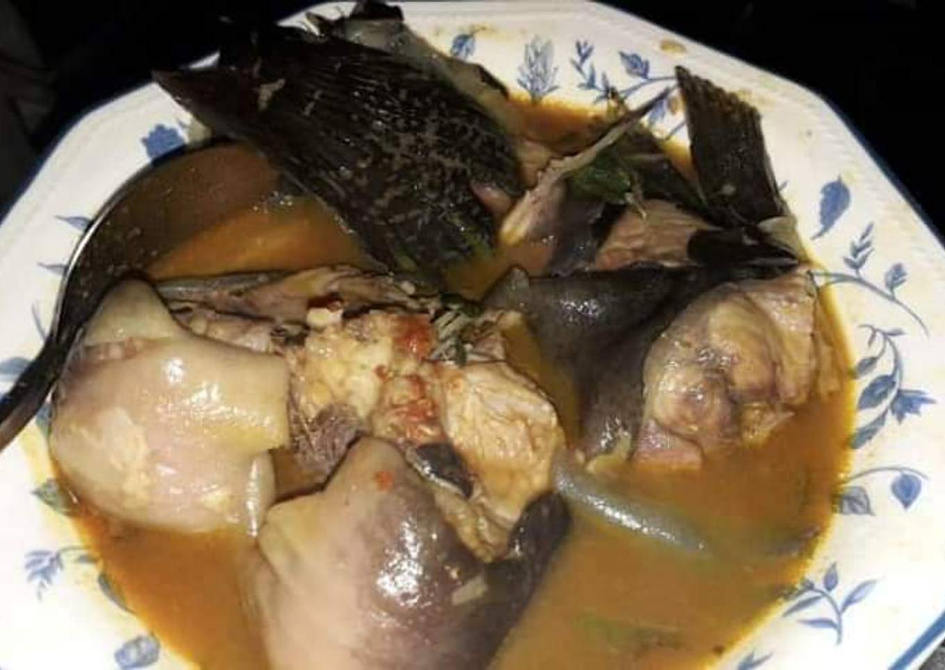 Cat fish pepper soup
