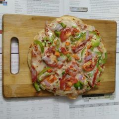 Very Tasy and Easy Pan 🍕pizza. A picture of Very Tasy and Easy Pan 🍕pizza..