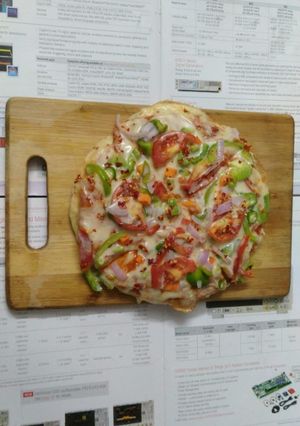 A picture of Very Tasy and Easy Pan 🍕pizza..