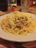 Tallarines a la Carbonara sin huevo