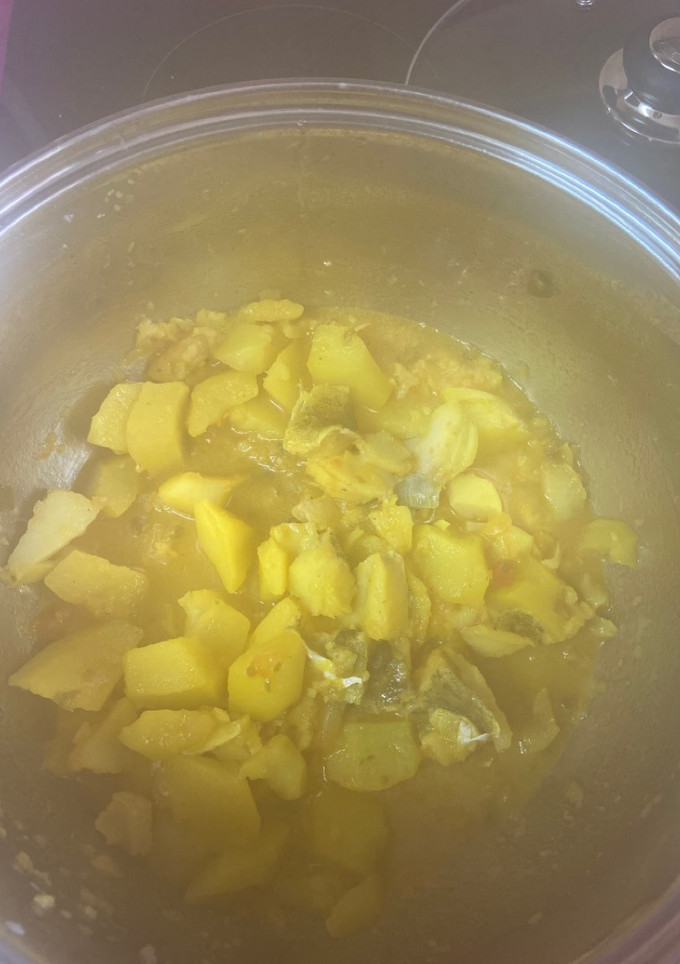Una foto de Guiso de bacalao con patatas