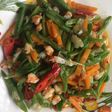 Tumis kacang,wortel,kobes rencah udang