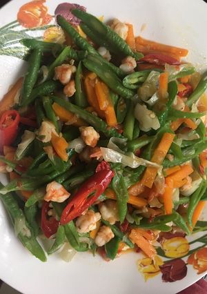 Foto resep Tumis kacang,wortel,kobes rencah udang