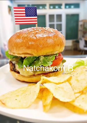 รูปของ แฮมเบอร์เกอร์หมู (Pork burgers)