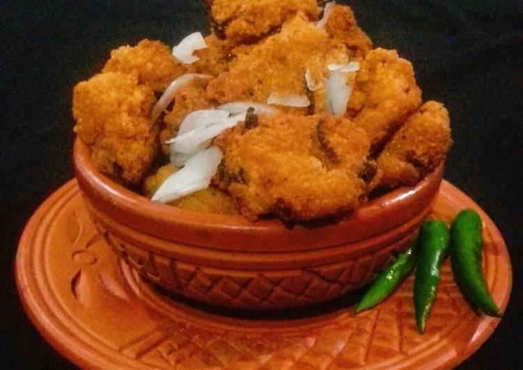 Recipe of Any-night-of-the-week Piyaju (Red Lentil &amp; Onion fritters)