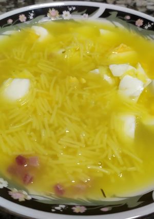 Una foto de Sopa de picadillo