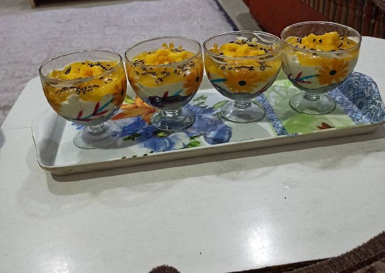 How to Prepare Super Quick Homemade Mango mousse#ilovecooking