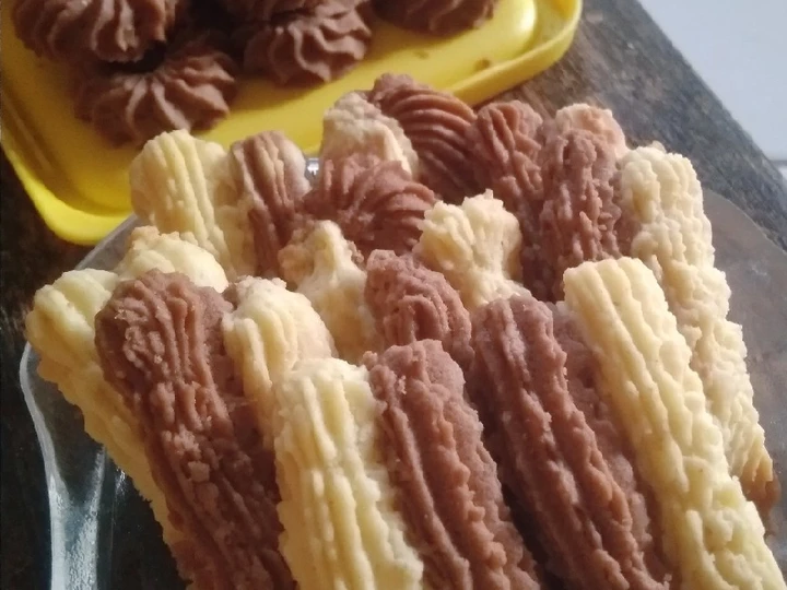 Cara Gampang Membuat Resep Kue semprit dua warna yang  Bikin Ketagihan Anti Ribet, Bisa Manjain Lidah