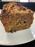 Torta de manzana, nueces y dátiles
