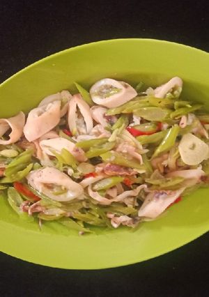 Foto resep Tumis Buncis Asin Cumi