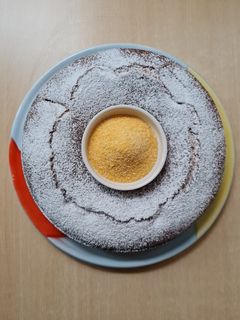 Una foto de Torta fácil de harina de maíz (la de la polenta) 💪🏽 🌽