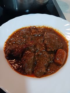 Una foto de Carne al toro