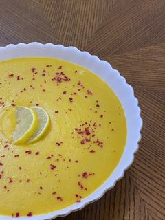 صورة لوصفة ألذ شوربة عدس بالجزر