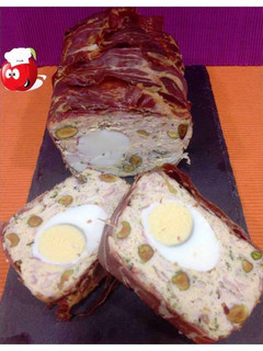 Una foto de Terrina de pollo con jamón