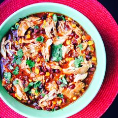 A picture of Slow cooker Taco Chicken.