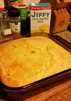 A picture of Sweet Corn Spoon Bread.