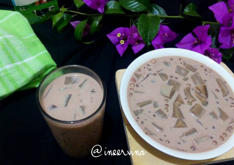 Bahan Mochacino Milo Sago jelly milk | Cara Masak Mochacino Milo Sago jelly milk Yang Sedap