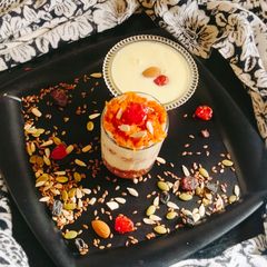 A picture of CARROT CUSTARD PUDDING 🍮.