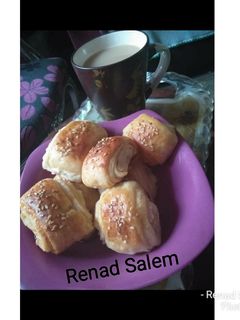 صورة لوصفة الباتيه التركي المورق بالجبنة وهمم بجد ♥😋
