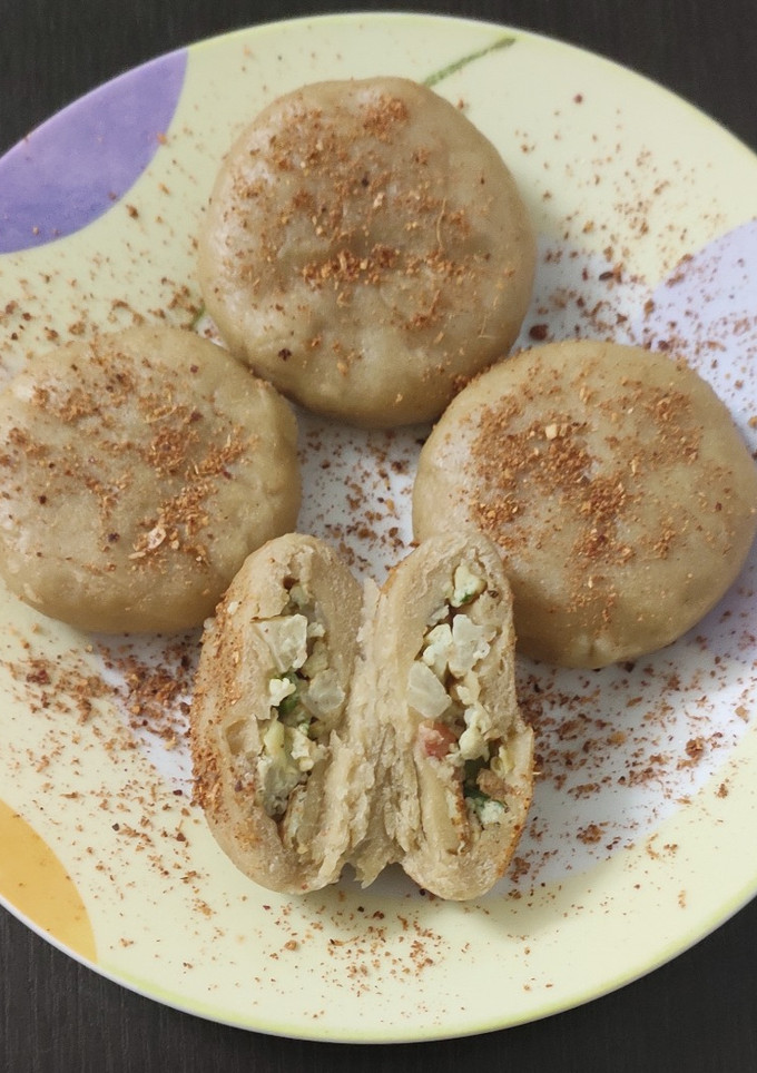 வேக வைத்த முட்டை கோதுமை கட்லட் (Steamed egg wheat cutlet recipe in tamil) செய்முறை முக்கிய புகைப்படம்