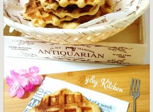 Foto resep Cinamon roll waffle (Belgian waffle)