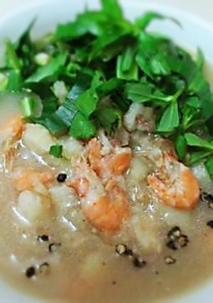 Hình của món Canh khoai từ nấu tép.