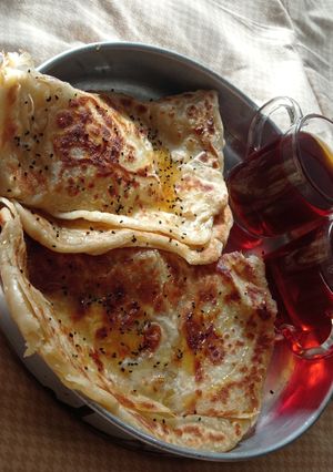 صورة لوصفة خبز طاوة