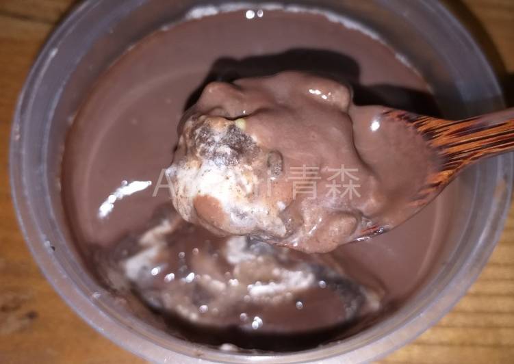 Jelly Susu Oreo Rasa Anggur dengan Vla Coklat