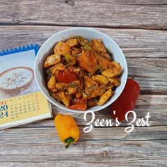 A picture of Chicken Jalfrezi.