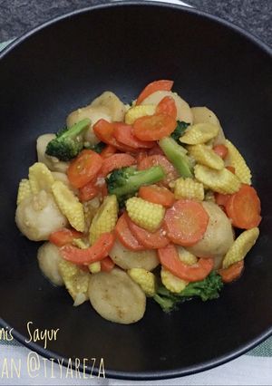Foto resep 3. Tumis Sayur Bakso Ikan