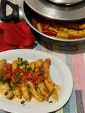 Salsiccia pollo e tacchino alla pizzaiola