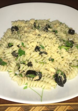 Una foto de Fideos a la Armando