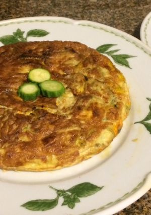 Una foto de Cocina para enamorar: Frittata de flores de zucchini