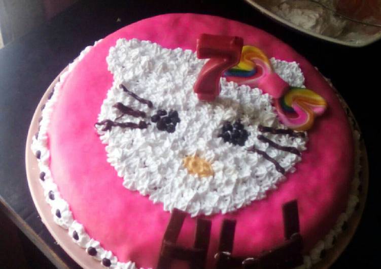 Resep: Kue ULtah HeLLo Kitty yang Enak