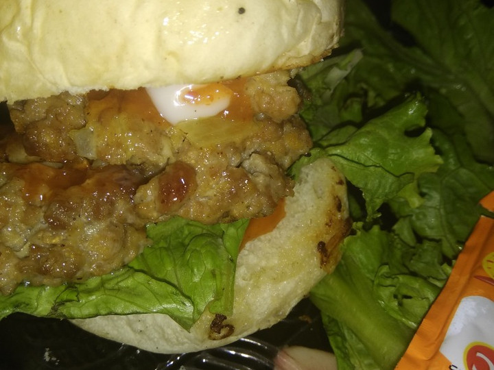 Resep: Beef patty burger Anti Gagal