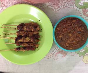 Resep mudah Sate Ambal khas Kebumen (pake teflon) Lezat Mantap