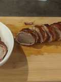 Schweinefilet im Speckmantel bei Niedrigtemperatur